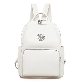 

2020 New Waterproof Pink Laptop Backpack Female Fashion Backpack For Women Men Polyester Solid Zipper Softback Shoulder Bags