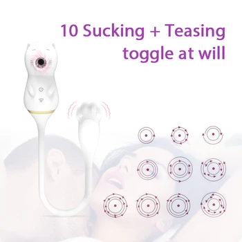 2 In 1 Sucker Vibrator Vibrating Egg Sex Toys for Women G-spot Clitoral Stimulator Nipple Sucking Vibrators Female Masturbator 5