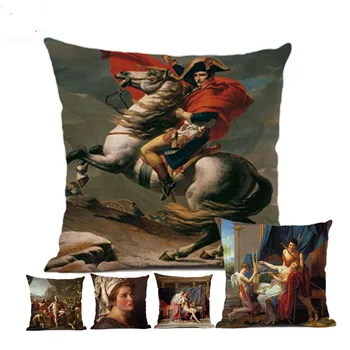 

Neoclassicism Home Decorative Napoleon Oil Painting Sofa Throw Pillow Case Rome Spartacus Jacques Luis David Art Cushion Cover