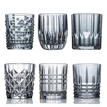 

2 Pcs/lot luxury fashion home lead-free whiskey glass high quality party club wine glass cup for whiskey 0903-17