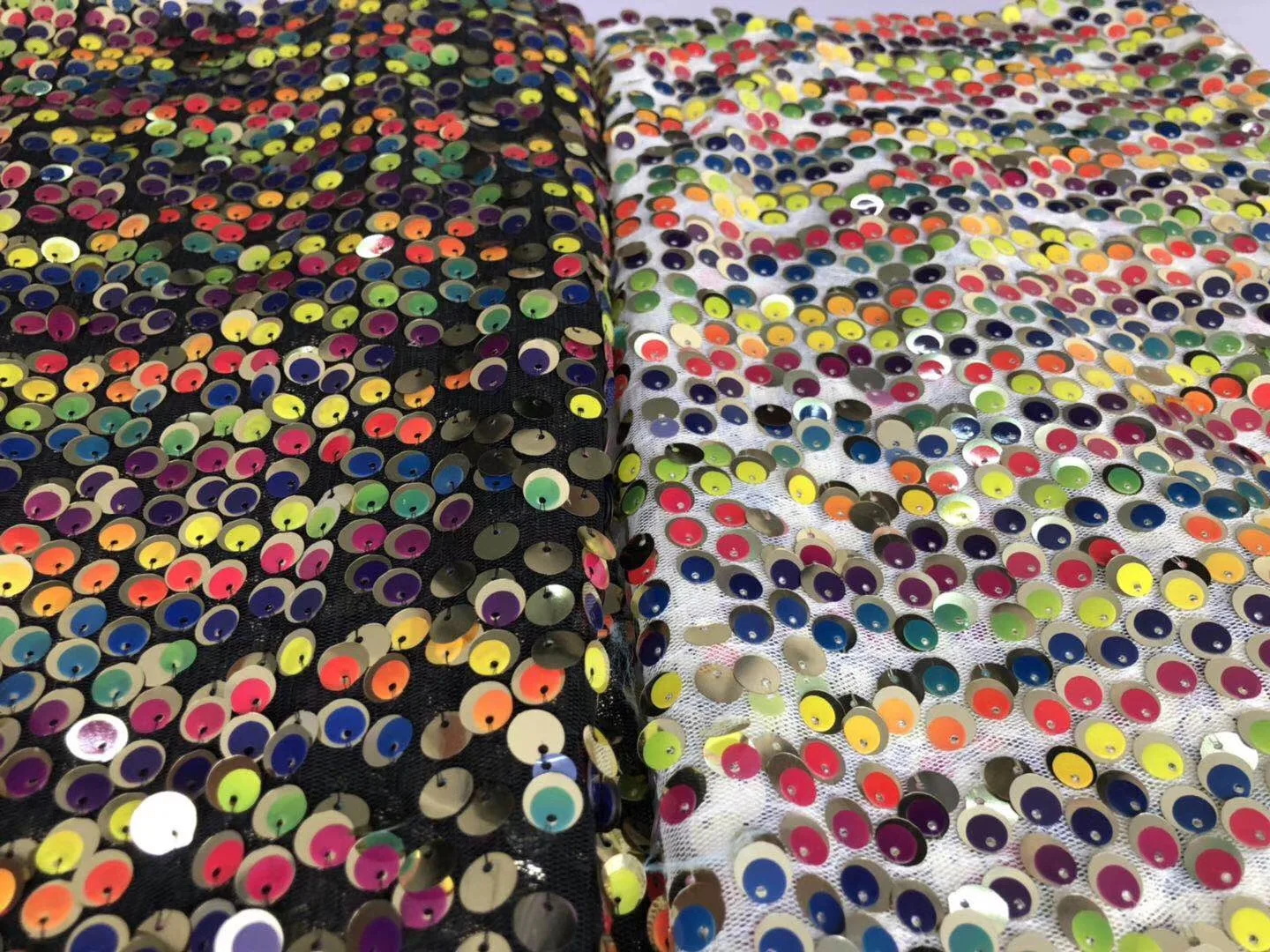 Новая INS Горячая вышивка водорастворимые кружева ткани окрашенные блесток ткань дизайнер Diy сеточная ткань Tissu Stoffen 90x130 см