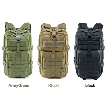 

37L Camping Hiking Bag Sports Cycling Portable Assault Hunting Survival Backpack Unisex 3color Durable One Strap Shoulder