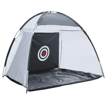 

3M Golf Practice Cage Driving Hit Net Training Mat Aid Tool Golf Ball Storage Holder Foldable With Carry Bag