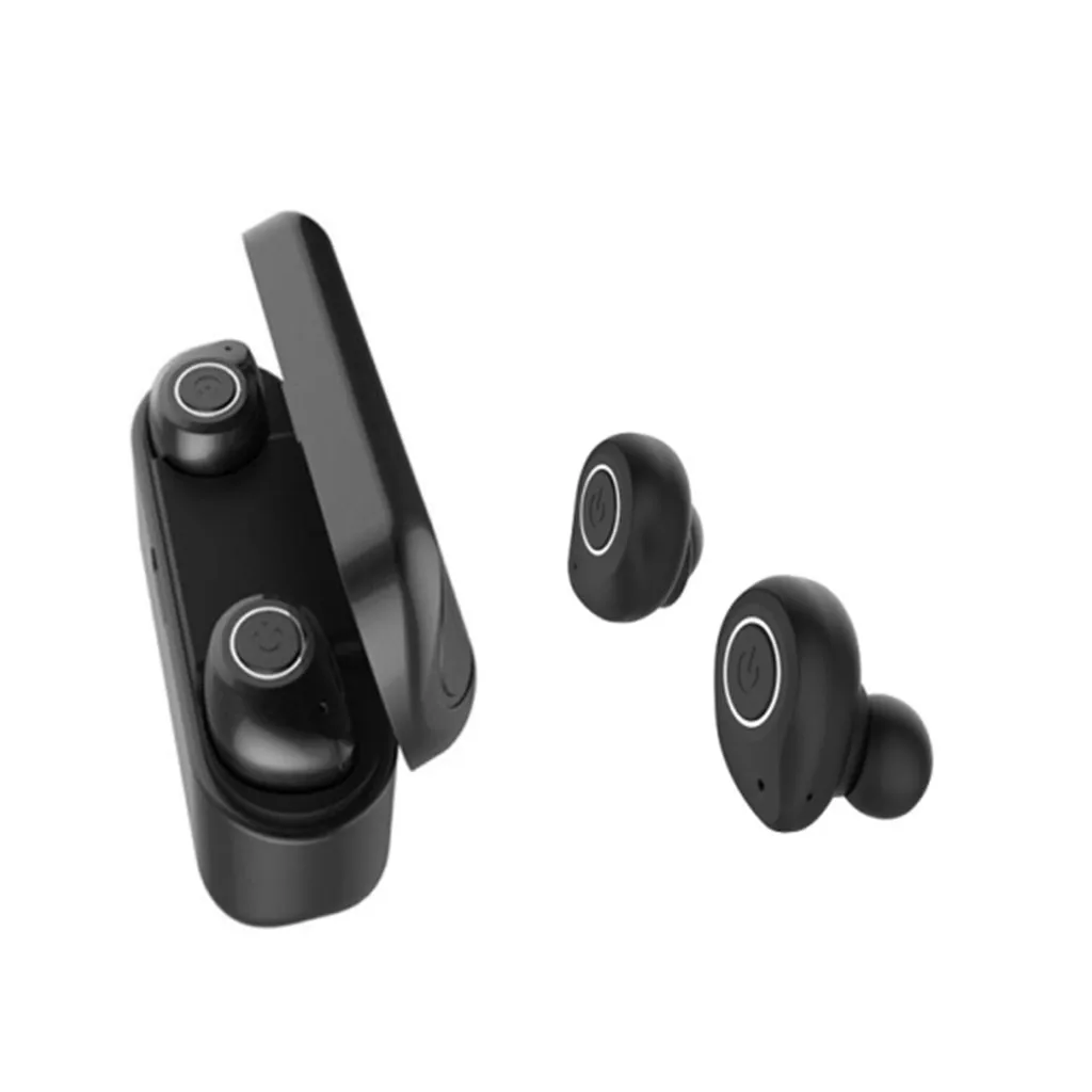 Беспроводные Bluetooth 5,0 стерео наушники-вкладыши мини спортивные наушники IPX5 Водонепроницаемый зарядный чехол светильник вес