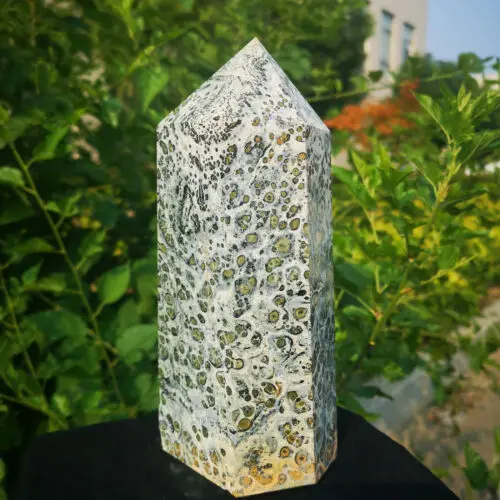 4LB натуральный Kambaba яшма кварцевый обелиск исцеляющая палочка башня точка