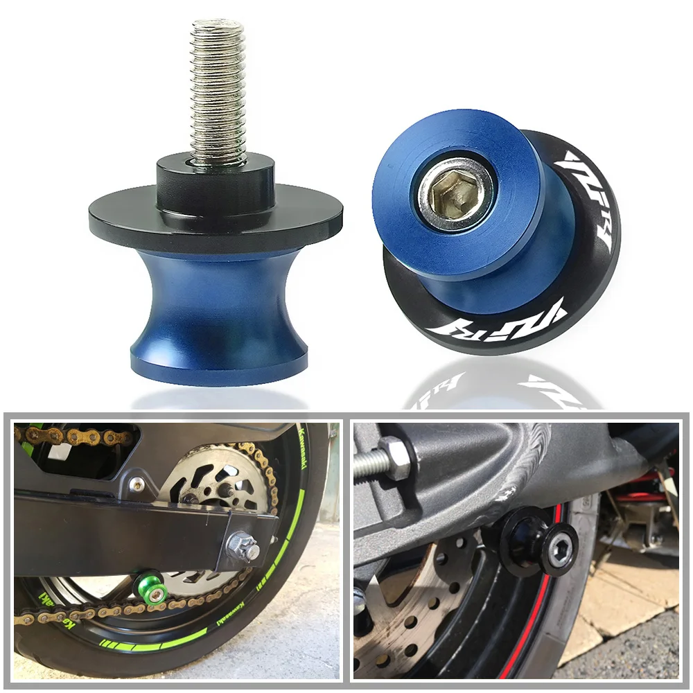 Аксессуары для мотоциклов, запчасти для Yamaha YZF R1 2004 2005 2006-2008 2007 6 мм с ЧПУ, алюминиевые маятниковые катушки слайдеры