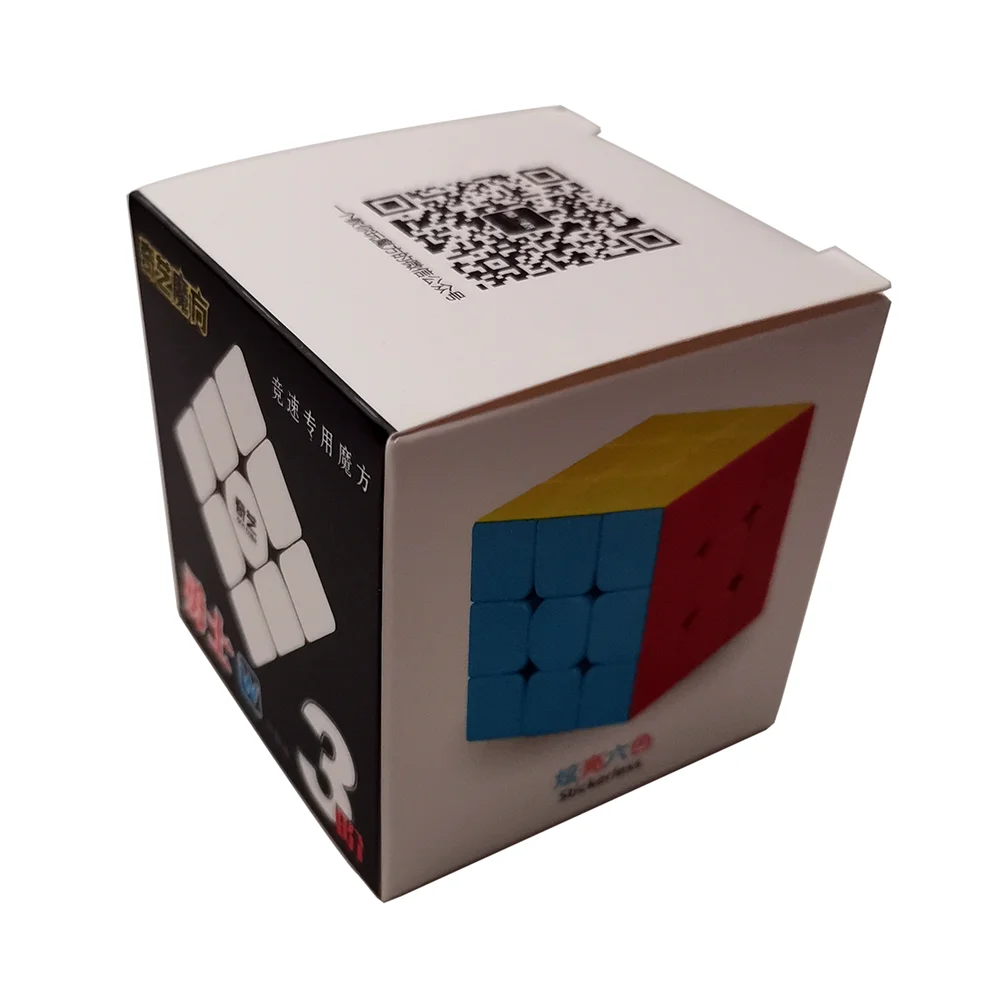 Qiyi воин W Магический кубик 3х3х3, красочные Stickerless головоломки игрушки развивающие игрушки для детей