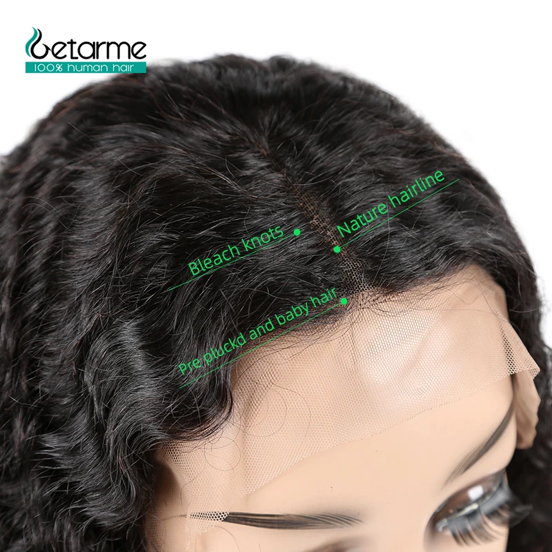 Water Wave large Short Wig Bob Lace Front Human Hair Wigs 13x4 Brazilian Lace Front Bob Wigs Pixie Cut Bob Curly Human Hair Wig