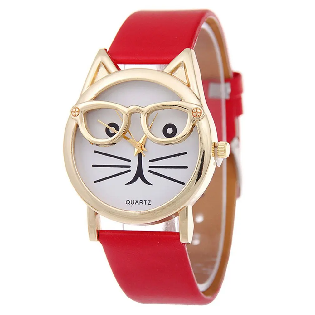 Cute Cat Women's Quartz Watches Kids Wristwatch Gifts Relogio Feminino Clock Women Outdoor Sports Cheap Ladies Dress Watches Cute Cat Women's Quartz Watches Kids Wristwatch Gifts Relogio Feminino Clock Women Outdoor Sports Cheap Ladies Dress Watches