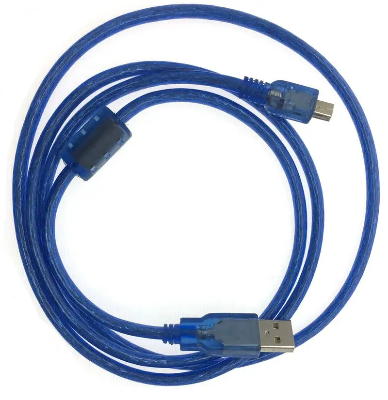 Мини-usb кабель мини-usb к USB кабель для быстрой зарядки данных для MP3 MP4 плеера Автомобильный видеорегистратор gps цифровая камера HDD мини-usb 1,5 м - Цвет: BLUE
