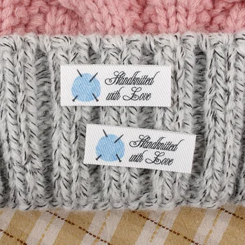 

112pcs Iron On Labels, Clothing Labels Made, Brand, iron on, Logo or Text, Custom Tags, Handmade Labels (TB4269)