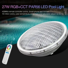 Miboxer 9 Вт/15 Вт 27 Вт RGB+ CCT настенный светодиодный подводный светильник UW01/UW02/UW03 умное управление приложением 12 В AC/DC12-24V