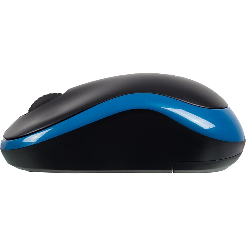 Мышь LOGITECH M185, беспроводная, USB, синий