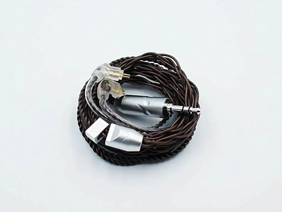 3.5mm Audio Бесстрашный аудио 2Pin 0,78 мм HiFI OCC наушники IEM кабель(3,5 мм аудио/4,4 мм/2,5 мм сбалансированный - Цвет: 3.5mm Audio