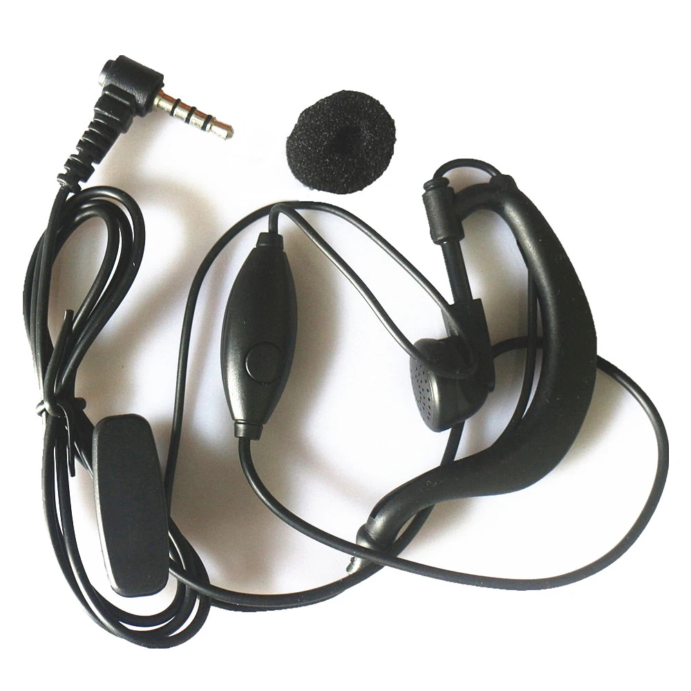 10pcs 3.5mm Jack Y Plug G-Shape Ear hook Headset Earpiece PTT For Yaesu Vertex Radio VX-110 VX-150 VX-130 VX-131 VX-132 |