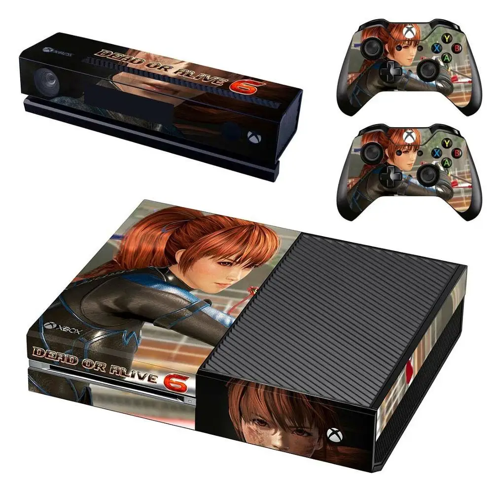 Наклейка s Dead or Alive 6 для xbox one наклейки на кожу стикеры Adesivo для xbox one консоль Kinect два контроллера Скины - Цвет: GSTM2535
