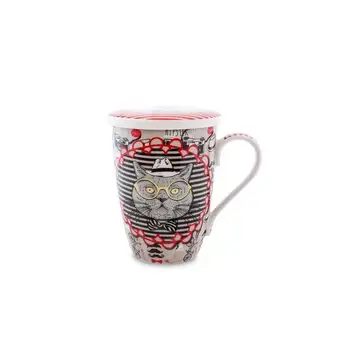 

Mug Pavone, Host Of Rome, 400 ml, Red