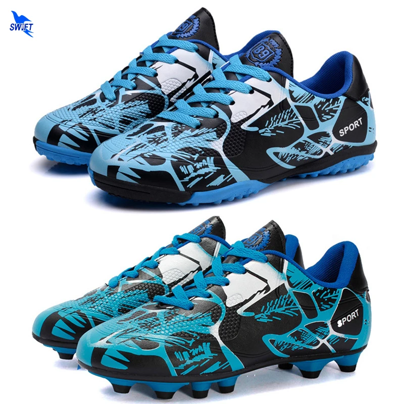 31-45 Men Boys Ag Tf Soccer Shoes Turf Fg Kids Football Boots Teens Futsal Cleats Outdoor Lawn 