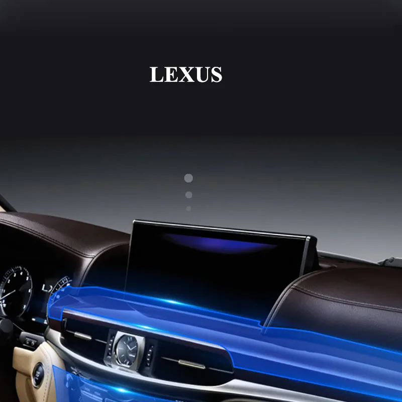 

For Lexus GS 2012-2016 Dashboard Navigation Screen Protective TPU Film Universal Scratch Resistance High Elastic Tough Sticker
