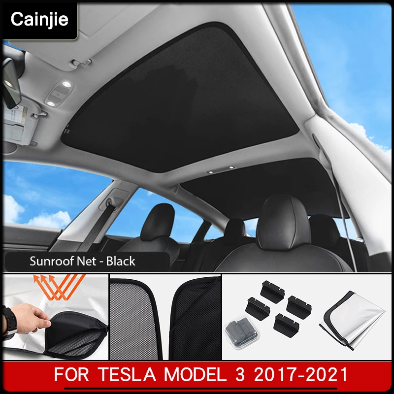 Новая модель 2021 года затеняющая сетка для Tesla Model 3 солнцезащитные аксессуары