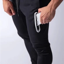 Можно добавить свой собственный логотип) мужские брюки для бега, мужские брюки, повседневные спортивные штаны, хлопковые брюки для фитнеса, упражнений, Стрейчевые брюки