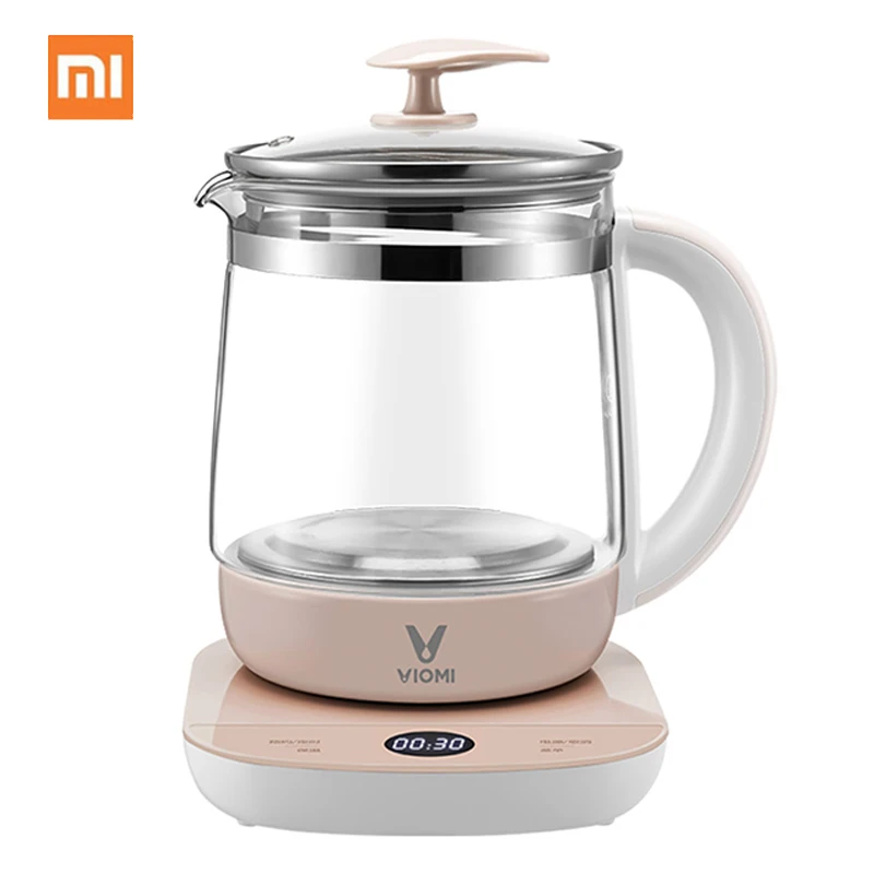 

Xiaomi Pink Health Preserving Pot 1.5L Multifunction Pink Pot Timing Insulation Cooking Kettle Tea Pot Electric Water Kettle