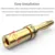 CHOSEAL 24K Позолоченная Медь Банан Динамик Штекер Разъем Адаптер Аудио Банан Разъемы для Динамиков Провода Усилители