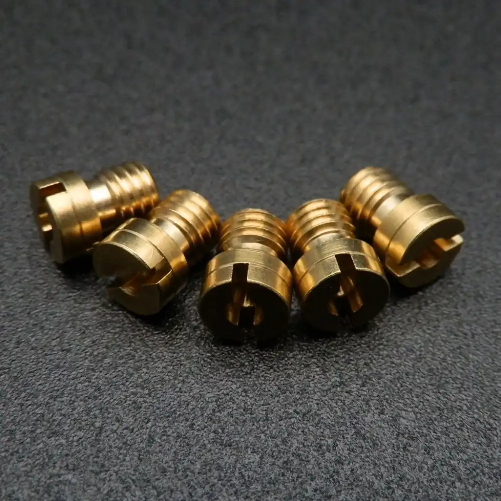 Motorcycle Carburetor 4mm Thread M4 Round Main Jet Size 110 155 For