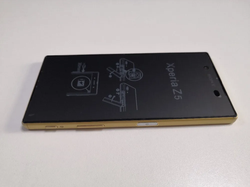 Разблокированный мобильный телефон sony Xperia Z5 E6653 Octa Core 5,2 дюймов GSM WCDMA 3 Гб ram 32 ГБ rom LTE 23MP Android