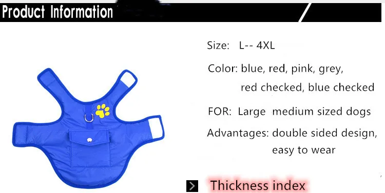 Одежда для собак; Водонепроницаемая Куртка для собак; куртка для больших собак; зимняя одежда; костюм для маленьких и средних и больших собак; Ropa Para Perros