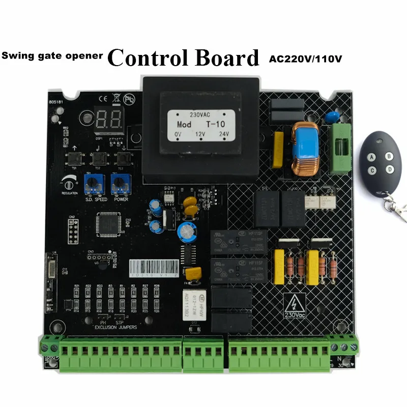 220V 110V PCB circuit board Control Board FOR Automatic Swing gate opener Single Double arms swing | Безопасность и защита