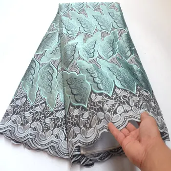 

Hot sale African Dry Lace Fabrics High Quality Cotton Lace Fabric Latest 2019 Swiss Voile Lace In Switzerland DG636