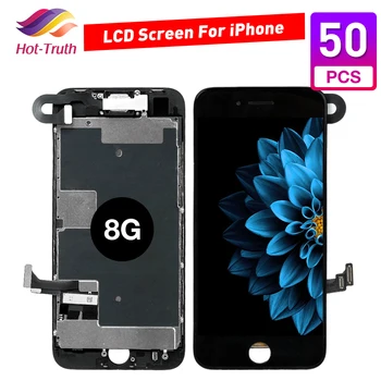 

50 pcs /Lot Full Set Assembly LCD for iPhone 8 8G Touch Digitizer Screen Display Complete Replacement with Camera
