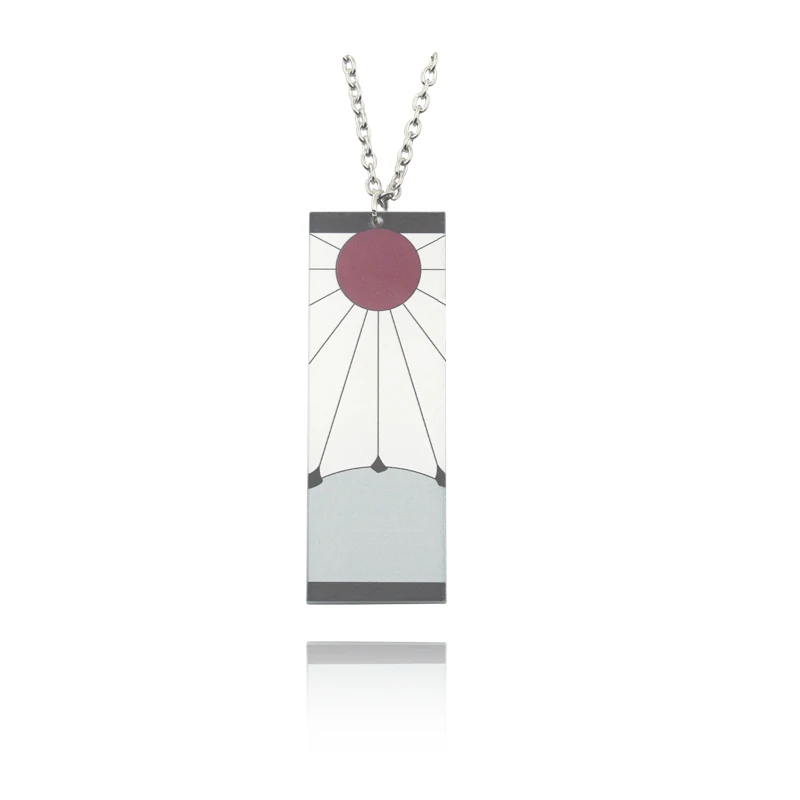 Японское аниме, акриловое ожерелье Kimetsu no Yaiba, косплей, ювелирные изделия, подарки для друзей - Окраска металла: N974