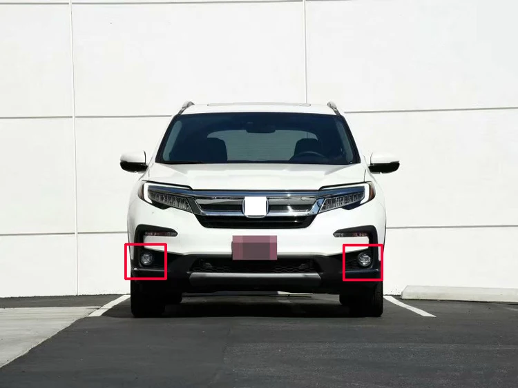 Для Honda Pilot автомобильные аксессуары ABS Хром Передняя противотуманная фара Крышка лампы