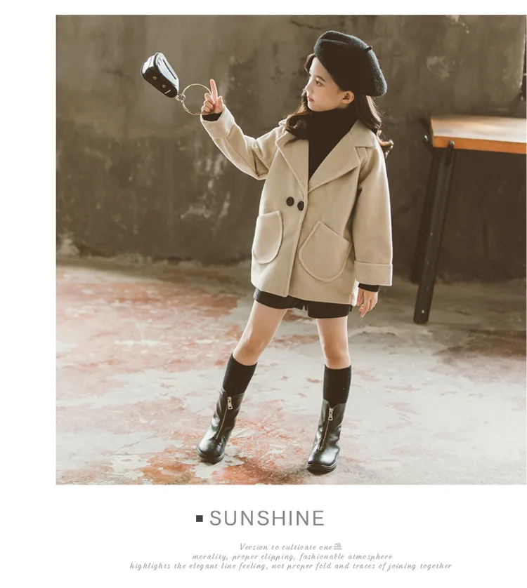 New Fashion Kids Coat Autumn Spring baby girl clothes Autumn girls tops Children Clothing girls jackets