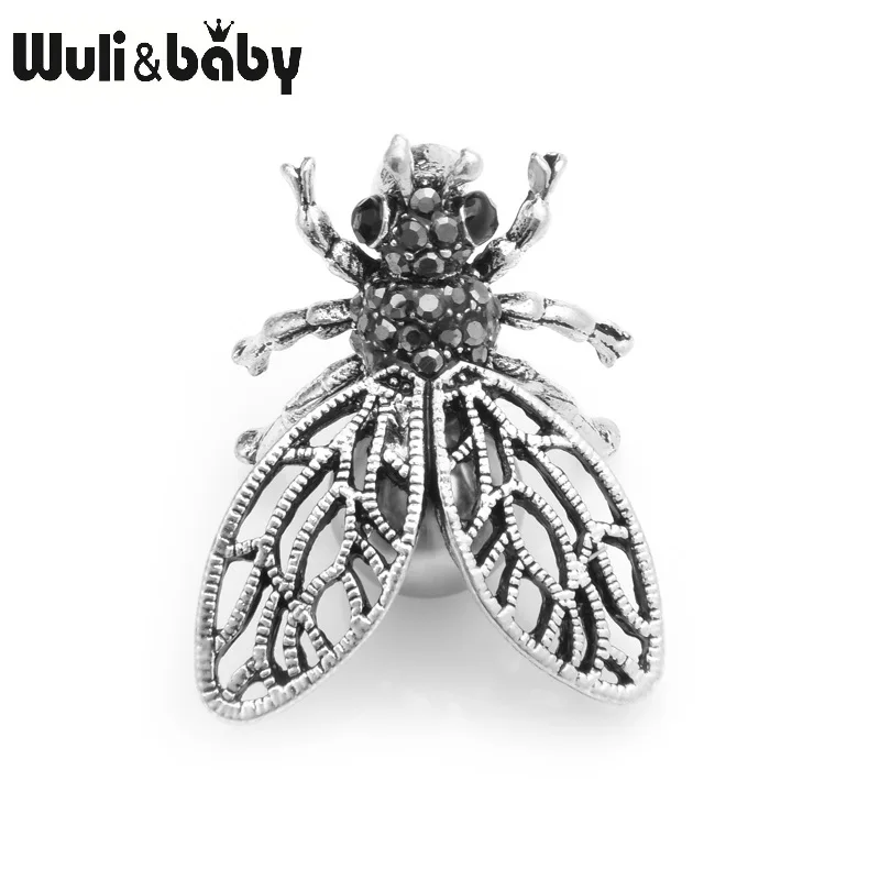 Wuli&baby, золотой, серебряный цвет, жемчужные броши в виде пчел для женщин, сплав, насекомые, Повседневная брошь для вечеринки, булавки, подарки