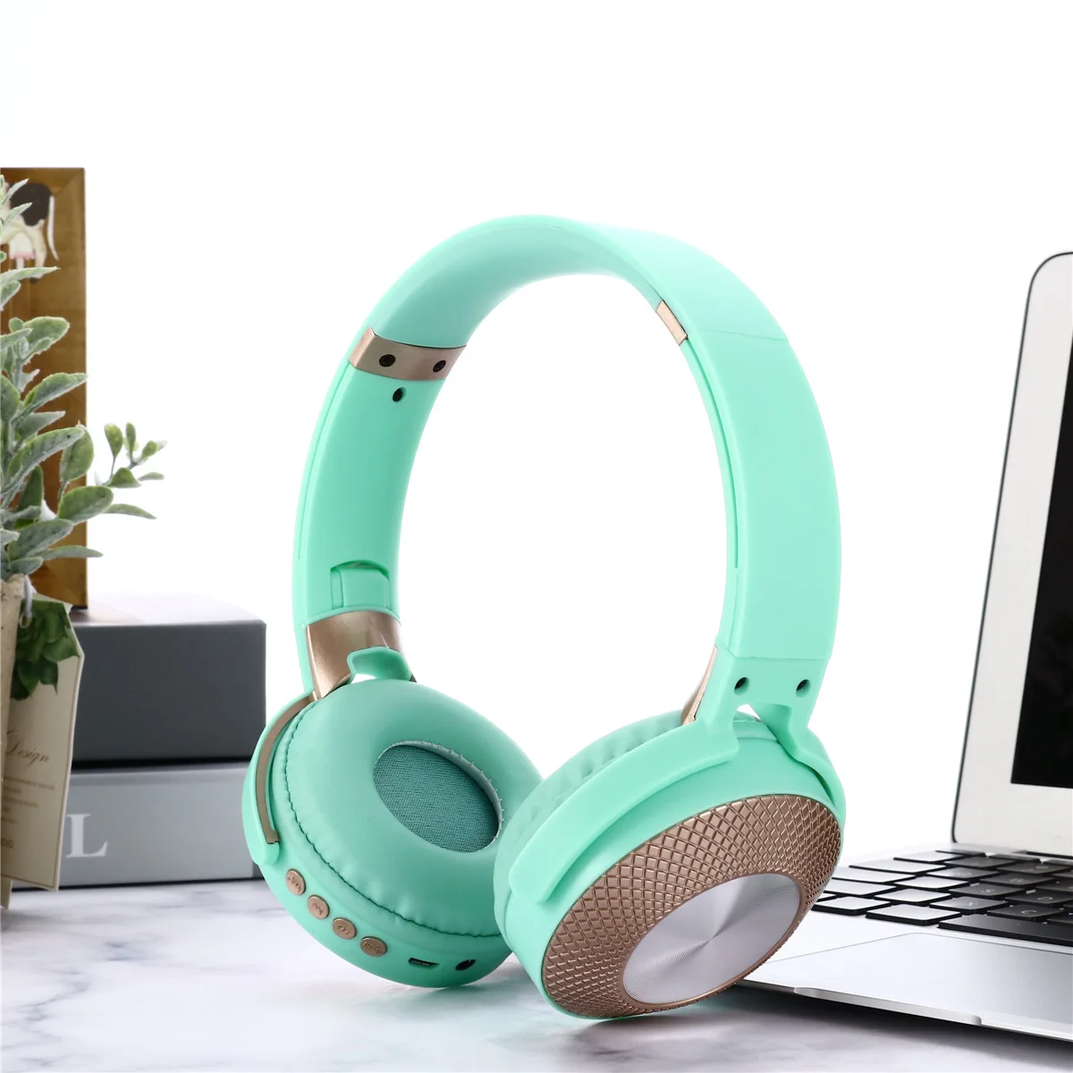 Беспроводные Bluetooth наушники тяжелый стерео Бас HiFi металлическая Спортивная гарнитура TF карта fm-радио Aux 25 шт./партия