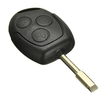 

Hot Sales 3 Buttons Car Key with Replacement Uncut Blank Blade Fusion Suit for ford Focus Mondeo Fiesta Key Shell Case