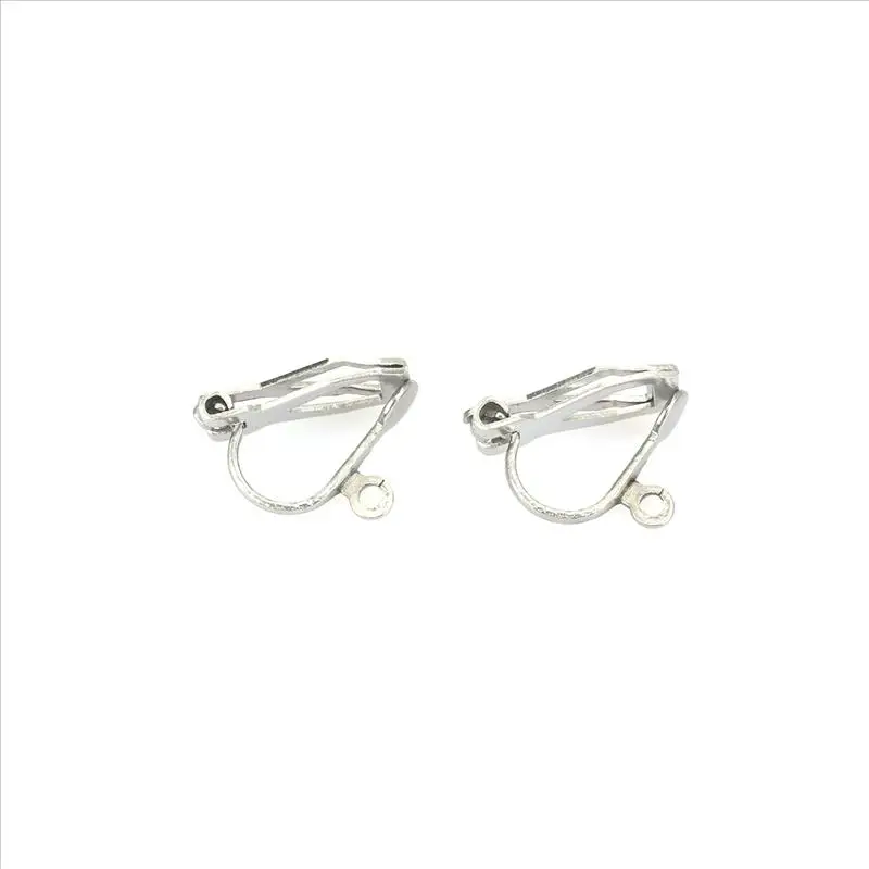 DoreenBeads, новинка 304, серьги-Клипсы из нержавеющей стали, треугольные серебряные трендовые серьги, ювелирные изделия для женщин, подарки с петлей, 12 мм x 6 мм, 10 шт