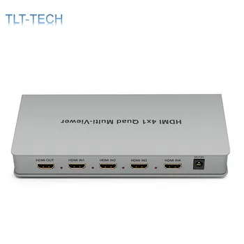 

HDMI 4x1 Quad Multi-Viewer Seamless HDMI Switch Screen Splitter With Remote Control 4 In 1 Out HDMI Switch With 5 Display Modes