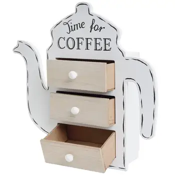

Coffee Capsule Rack Space-saving Stylish Wooden Drawer Storage Cabinet for Restaurant Home
