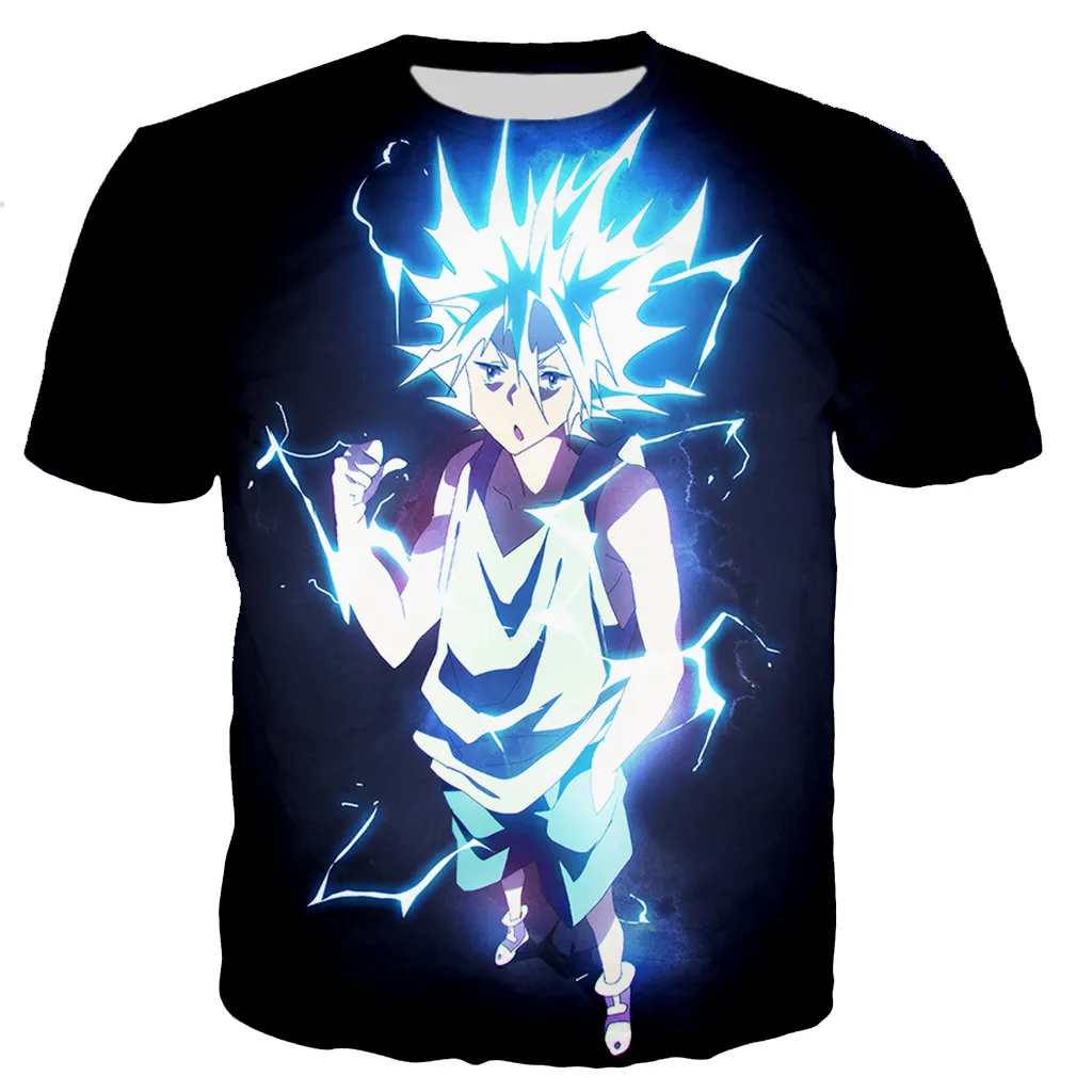 Мужская и женская футболка с 3D принтом Hunter X Killua | одежда