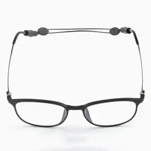 1PC Adjustable Silicone Eyeglasses Straps Sunglasses String Ropes Glasses Chain Sports Band Holder Elastic Anti Slip Cords S M L