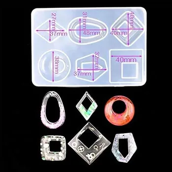 

195Pcs Silicone Epoxy Resin Jewelry Molds Tools Set for DIY Jewelry Craft Making Pendant Bracelet Earring DIY Jewelry Making Kit