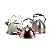 304 чайник из нержавеющей стали, газовый, бытовой, свисток, чайник, молочно-белая Плита Индукционная плитка, универсальная, 3л, большая емкость