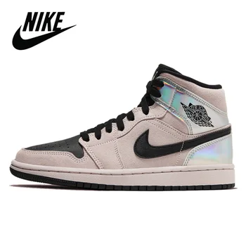 

Sneakers Original Nike Air Jordan 1 Retro High og Basketball Shoes Women's Basketball Nike Air Jordan 1 Mid Chrome Wings