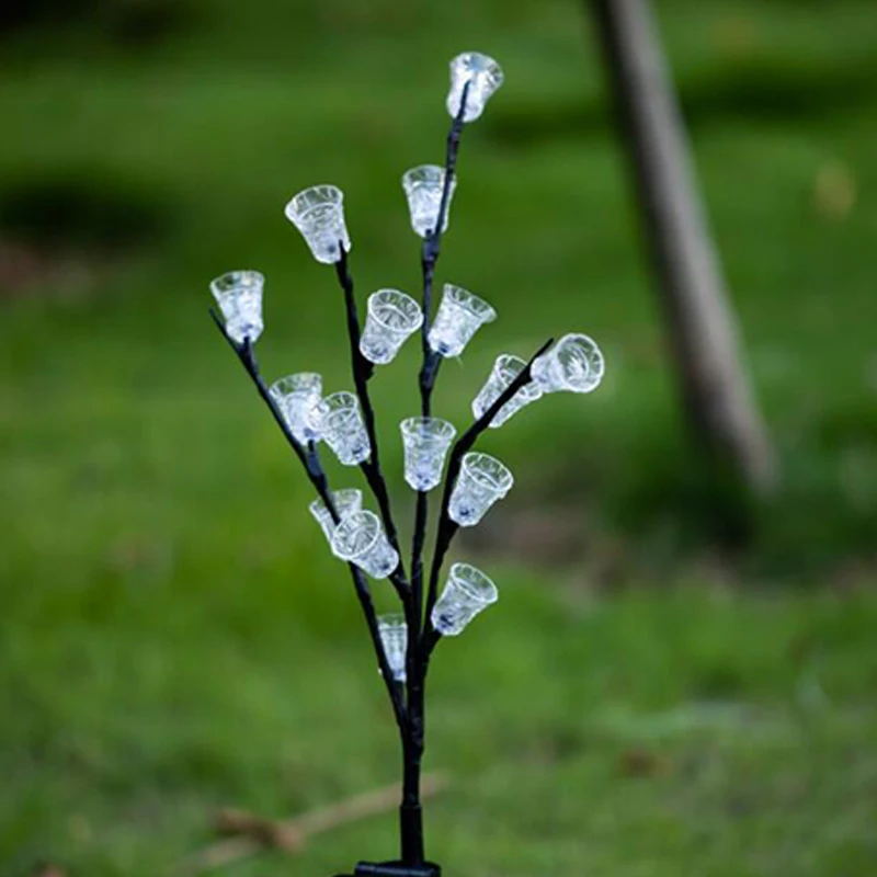 Solar Garden Lights LED Christmas LED Lights Solar Lamp For Home Outdoor Garden Decorations Solar Lawn 16 Led Bell Flower Light