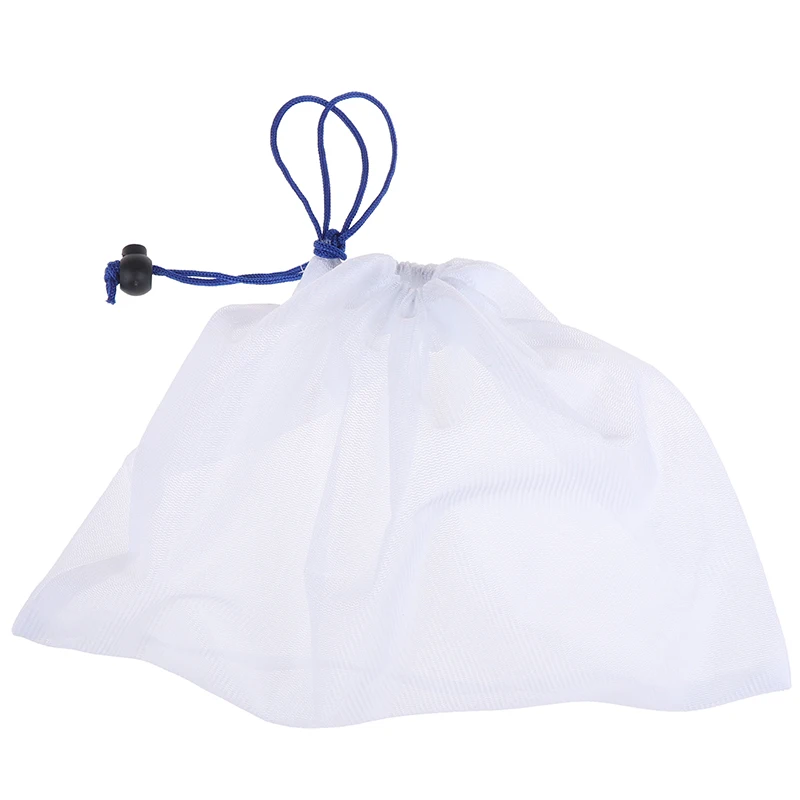 Shopping Bags Hot Sale Reusable Produce Bags Cotton Vegetable Bags Mesh Drawstring Home Kitchen Fruit&Vegetable Handbag Net