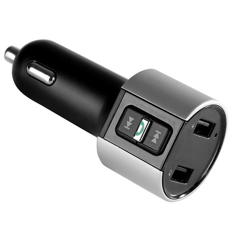 Автомобильный USB Mp3 Bluetooth fm-передатчик Aux беспроводной аудиоплеер автомобильный комплект громкой связи fm-модулятор 3.4A двойной USB зарядное устройство